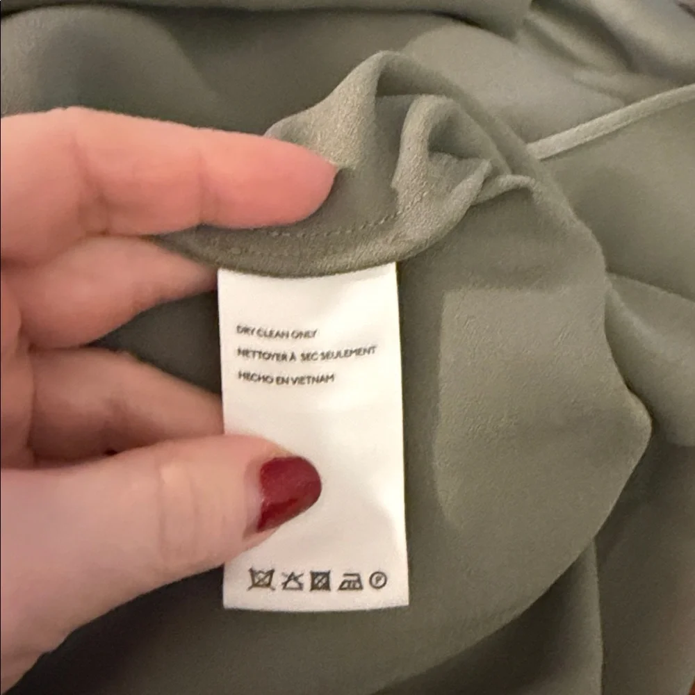 BHLDN Ladies NWT Dylan Stretch Satin One-Shoulder Leg Slit Maxi Dress. Size 12. - Picture 12 of 13